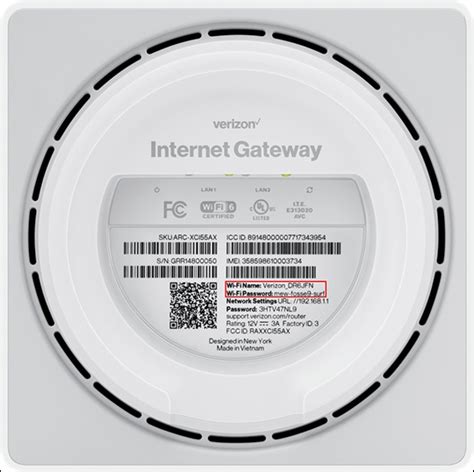 Verizon Gateway Home Router 5g With Wifi Manual