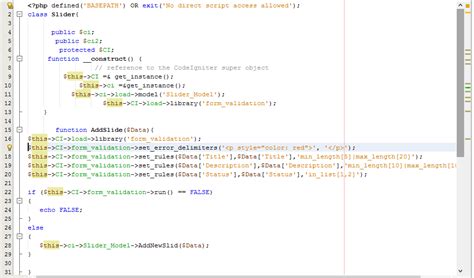 Set_Rules In Codeigniter