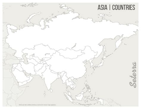 seterra asia map printable