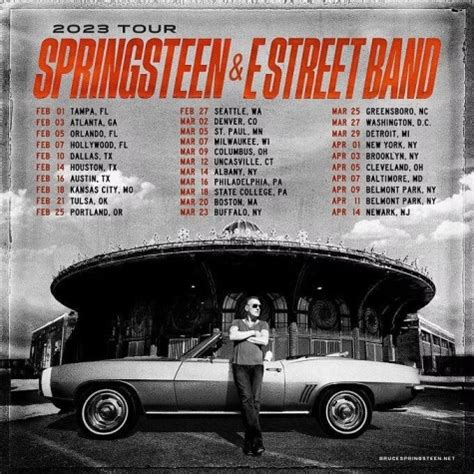 setlist bruce springsteen tour 2023