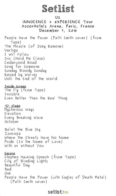 setlist.fm u2