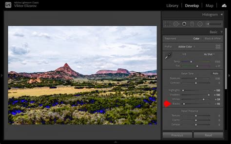 Setting Black And White Points In Lightroom