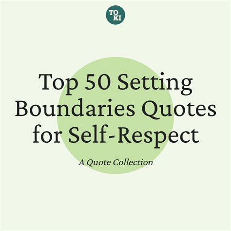 Setting Boundaries for Self-Respect
