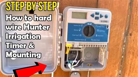 Setting Hunter Irrigation Timer Irrigation Timer
