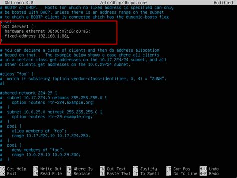 setting ip dhcp ubuntu server 20.04