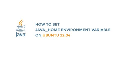 setting java_home environment variable in ubuntu