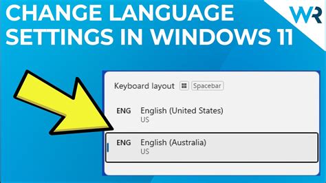 setting language keyboard windows 11