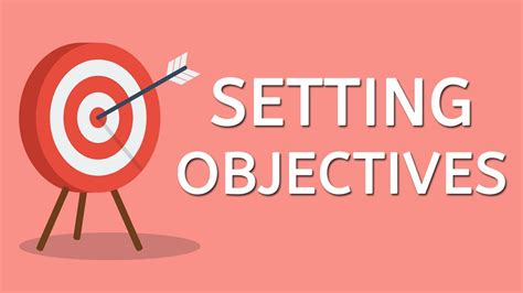 setting of objectives