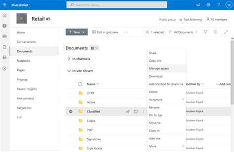 setting permissions in sharepoint online
