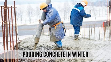 Setting Posts In Concrete In Cold Weather