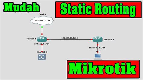 setting routing mikrotik