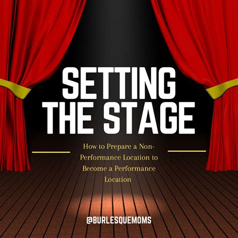 Setting the Stage