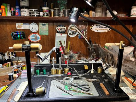 Setting Up A Fly Tying Station