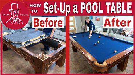 Setting Up A Pool Table