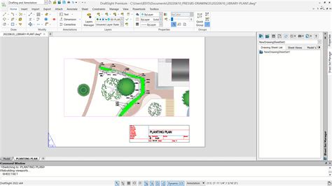 setting up draftsight standard