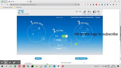 setting up zte router