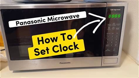 How to Set Clock on Panasonic Microwave Guide) TechSavvyPoint