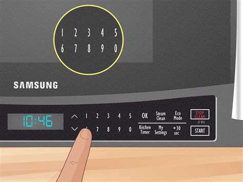 Setting the Clock on Your Samsung Microwave Digital Deviser