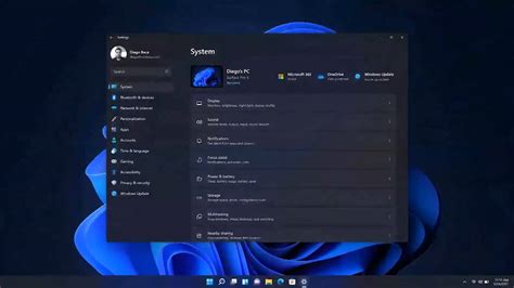 settings app in windows 11