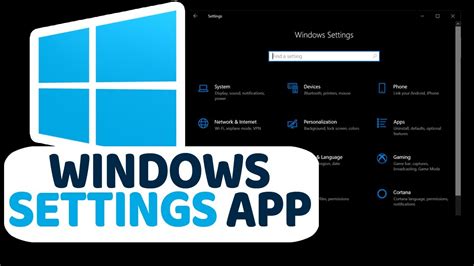 settings app windows 10 not opening