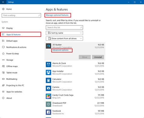 settings apps