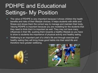 Settings For Exercise Pdhpe