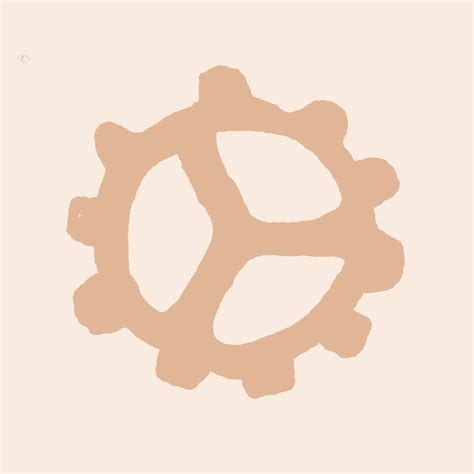 Settings Icon Light Brown