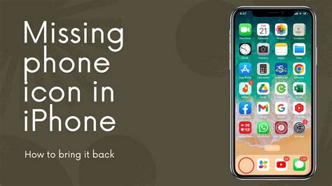 Settings Icon Lost On Iphone