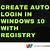 setup auto login windows 10