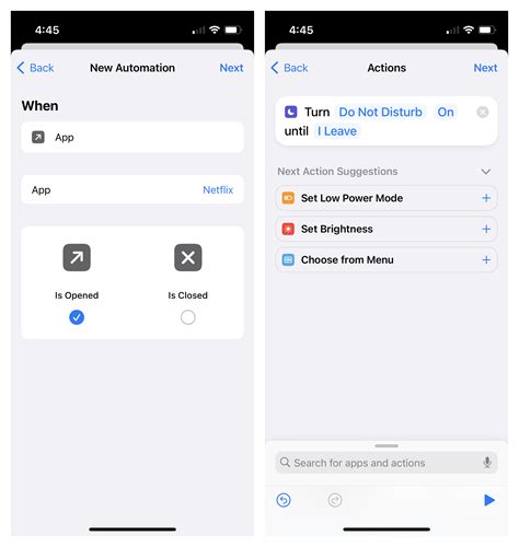Setup Automation Iphone