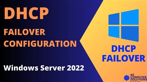 setup failover dhcp server 2022