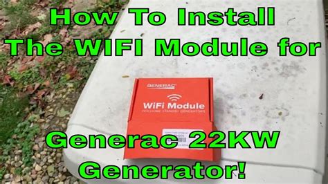 Setup Wifi Generac