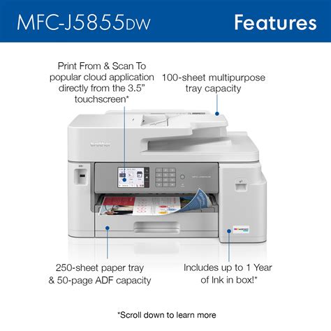 Brother MFC J5855DW Loading Paper, Review ! YouTube