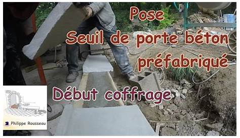 Seuil De Porte Beton Prefabrique Pour Fenêtre Coulissante Avec Rejingot 7 Cm