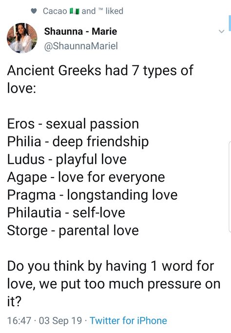 7 TYPES OF LOVE ANCIENT GREEK Greek words for love, 7