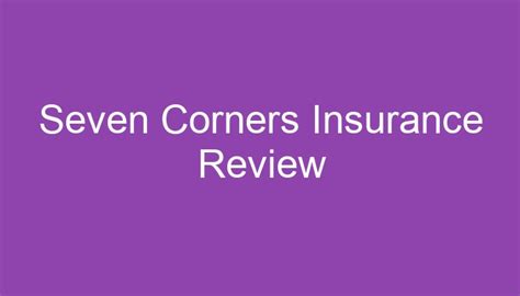 seven corners insurance reddit