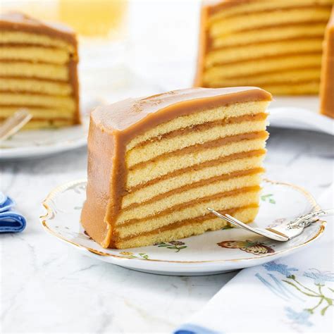 seven layer caramel cake