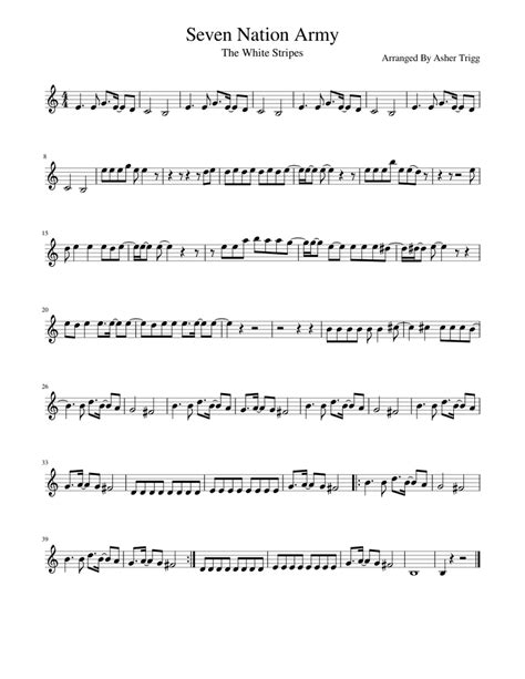 seven nation army chords on violin