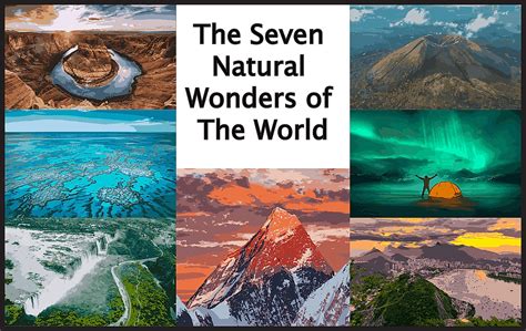 seven natural wonders of the world 2023