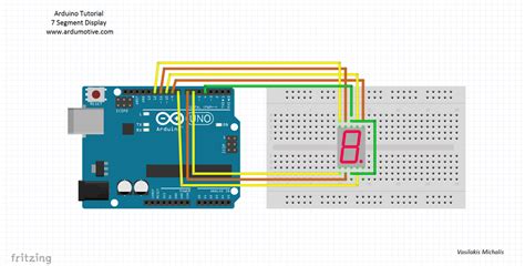 seven segment code arduino