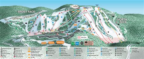 seven springs ski map