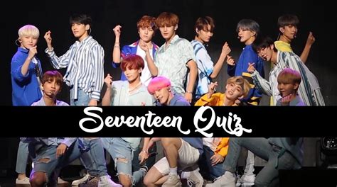 seventeen quizzes kpop