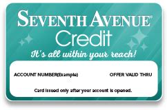 seventh avenue credit card