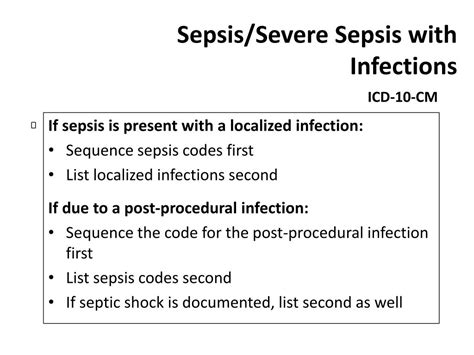severe sepsis icd 10 code