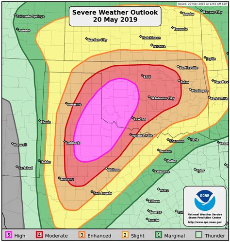 severe storm prediction center outlooks