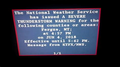 severe thunderstorm warning sound
