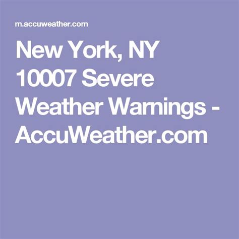 severe weather alerts new york