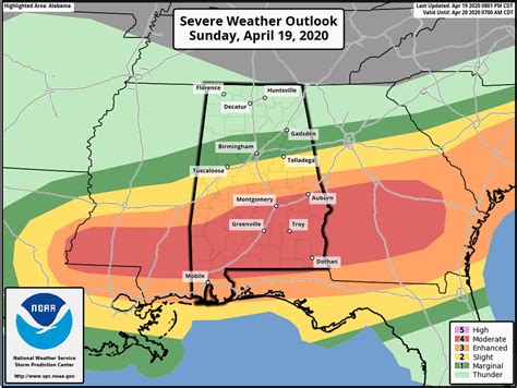 severe weather for alabama today