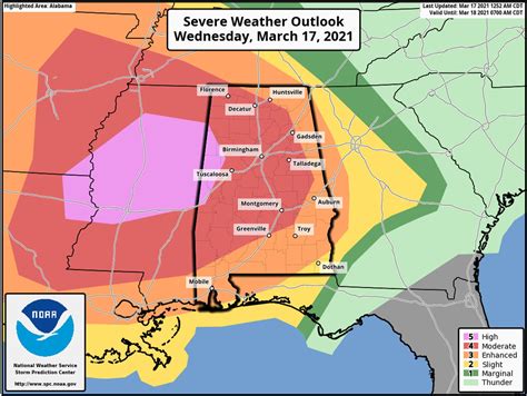 severe weather in alabama today