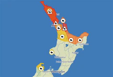 severe weather warning nz today metservice